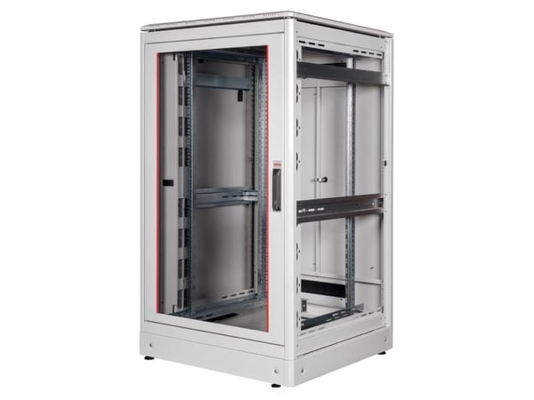 ROLINE 26.21.0055, Frittstående hylle, 26U, 600 kg, Rack skinner, Justerbare bein, 78 kg