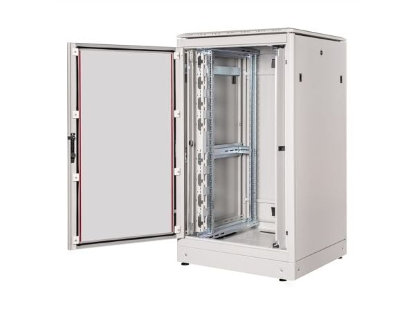 ROLINE 26.21.0055, Frittstående hylle, 26U, 600 kg, Rack skinner, Justerbare bein, 78 kg