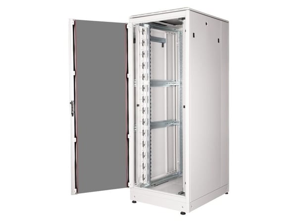 ROLINE 26.21.0064, Frittstående hylle, 42U, 600 kg, Rack skinner, Justerbare bein, 130,6 kg