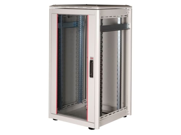 ROLINE 26.21.0049, Frittstående hylle, 22U, 600 kg, Rack skinner, Justerbare bein, 47,9 kg