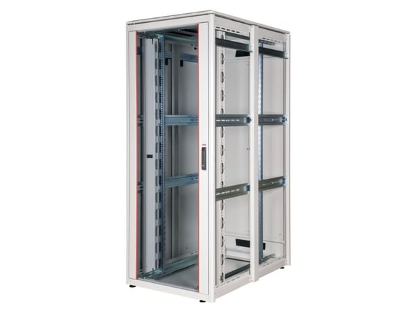 ROLINE 26.21.0065, Frittstående hylle, 42U, 600 kg, Rack skinner, Justerbare bein, 150,6 kg