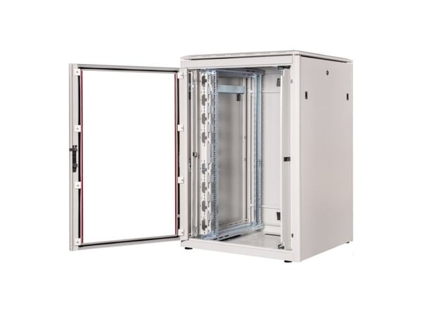 ROLINE 26.21.0051, Frittstående hylle, 22U, 600 kg, Rack skinner, Justerbare bein, 71,1 kg
