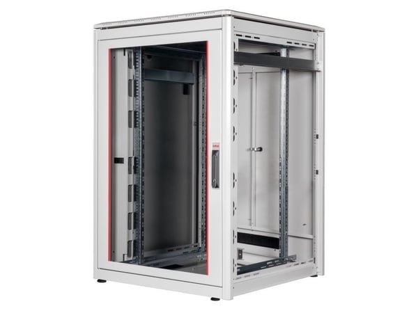 ROLINE 26.21.0051, Frittstående hylle, 22U, 600 kg, Rack skinner, Justerbare bein, 71,1 kg