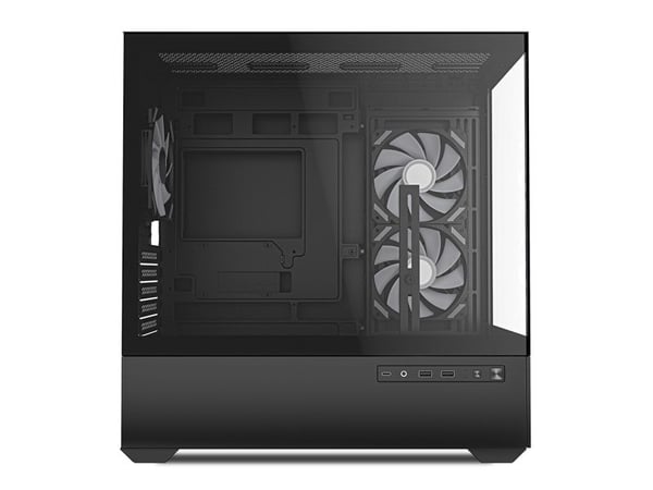 Sharkoon MK6 RGB, Midi Tower, PC, Hvit, Micro ATX, Mini-ITX, Spilling, Multi