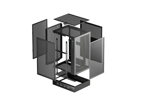DeepCool CH170 DIGITAL - Mini-ITX - ingen strømforsyning (ATX / SFX / SFX-L) - svart