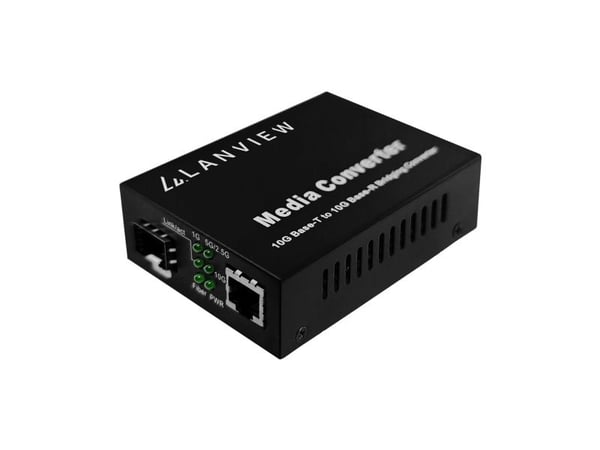 Lanview - Valokuitumuunnin - 10GbE, 2.5GbE, 5GbE - CAT 5/5e/6/6/6a/7 - 10GBase-T, 10GBase-X, 1000Base-SX, 1000Base-LH, 1000Base-LX, 1000Base-ZX - S...