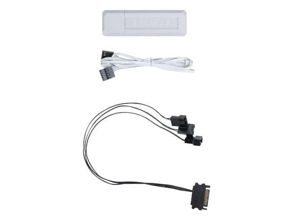 Lian Li RF-T-W, Osoitteellinen RGB-ohjain, Valkoinen, 1 kpl