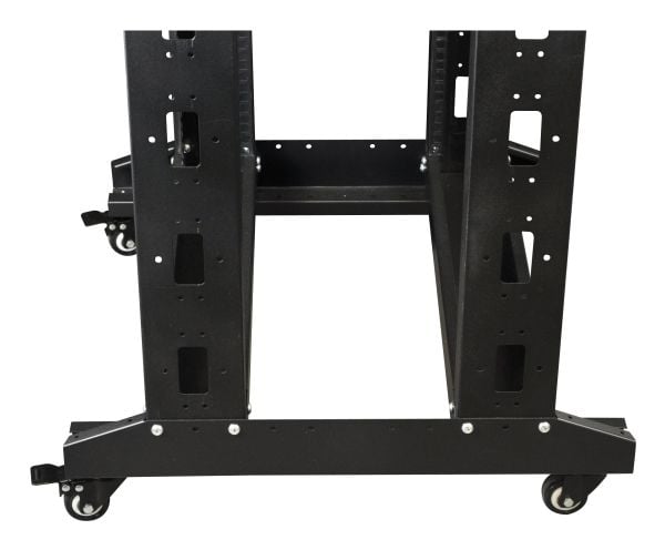 Inter-Tech SRB-6618 - Rack åpen ramme - 4-stand - fritt stående - RAL 9005 - 18U - 19"