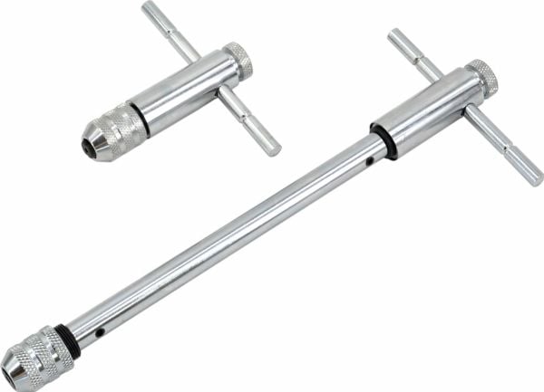 AWTools holder for gjengeverktøy M5-M12 / 300 mm, klemme T med skralle AWTools holder for gjengeverktøy M5-M12 / 300 mm, klemme T med skralle