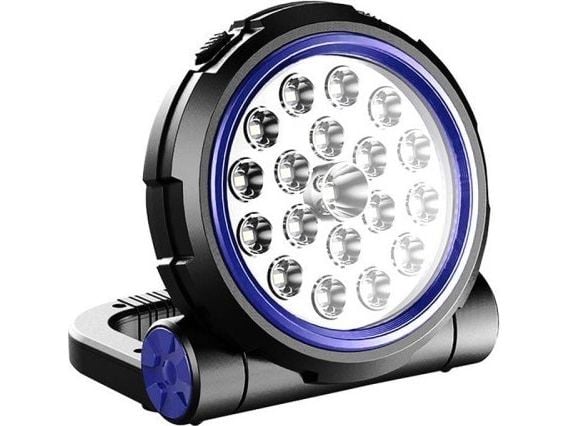 Superfire - Arbetslampa - LED - 7-läge - 10 W - vit/röd lampa