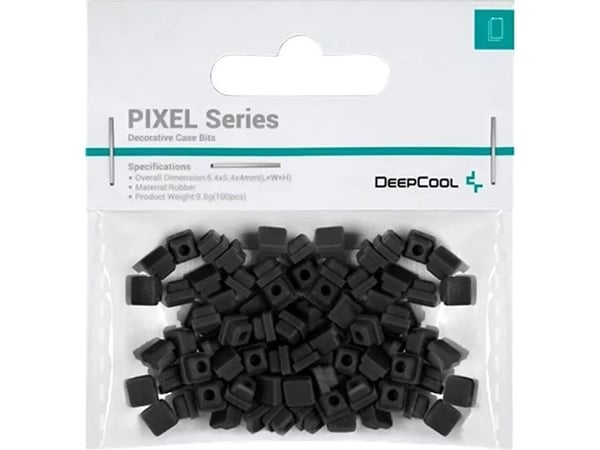 Deepcool PIXEL Series - System cabinet decorative bits - pantone black U (en pakke 100 deler)