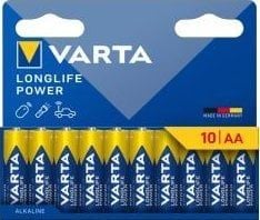Varta Longlife Power - Batteri 10 x AA / LR6 - Alkalisk