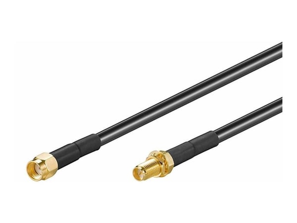 MicroConnect WLAN-jatkokaapeli - Forlængerkabel til antenne - R-SMA (han) til R-SMA (hun) - 1 m - lajittelu