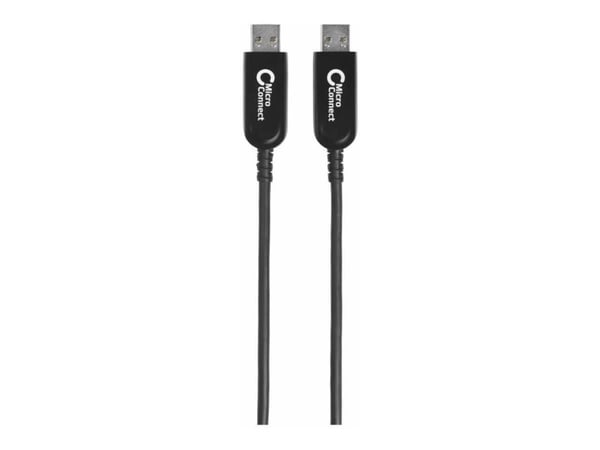 MicroConnect Premium - USB-kabel - USB-type A (hann) til USB-type A (hann) - USB 3.1 Gen 1 - 15 m - Active Optical Cable (AOC) - svart