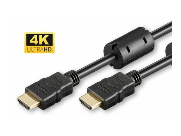 MicroConnect - High Speed - HDMI-kabel - HDMI hann til HDMI hann - 7.5 m - svart - 4 K 30 Hz (3840 x 2160) støtte, Lydreturkanal (ARC)