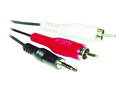 MicroConnect - Lydkabel - RCA hann til mini-phone stereo 3.5 mm hann - 10 m