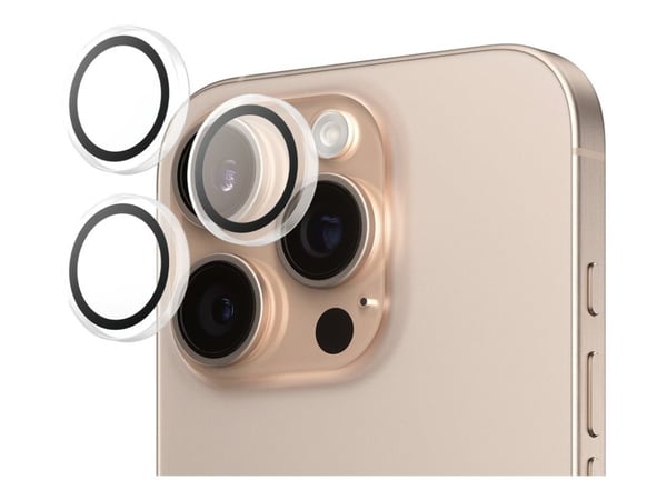 PanzerGlass ® Hoops® Camera Lens Protector Transparent iPhone 16 Pro | 16 Pro Max, Apple, Apple - iPhone 16 Pro, Apple - iPhone 16 Pro Max, Asennus...