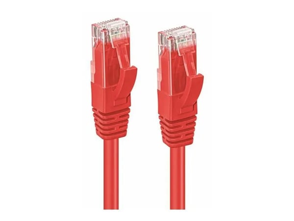 Microconnect UTP6002R, 0,2 m, Cat6, U/UTP (UTP), RJ-45, RJ-45, Punainen