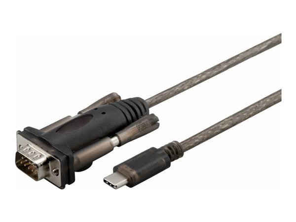 MicroConnect - USB-kabel - DB-9 (hann) til USB-C (hann) - USB 3.1 - tommelskruer