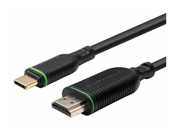 MicroConnect - Adapterkabel - USB-C hann til HDMI hann - 1 m - svart