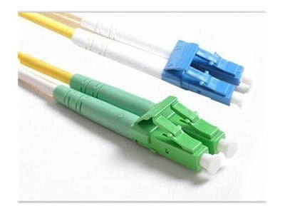 MicroConnect - Nettverkskabel - LC/UPC-enkeltmodus til LC/APC-enkeltmodus - 3 m - fiberoptisk - dupleks - 9 / 125 micron - OS2 - halogenfri - gul