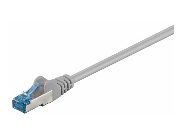 MicroConnect - Nettverkskabel - RJ-45 (hann) til RJ-45 (hann) - 50 m - 6 mm - S/FTP - CAT 6a - halogenfri, rund, flertrådet - grå