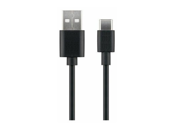 MicroConnect - USB-kabel - 24 pin USB-C (hann) til USB (hann) - USB 2.0 - 3 A - 50 cm - svart