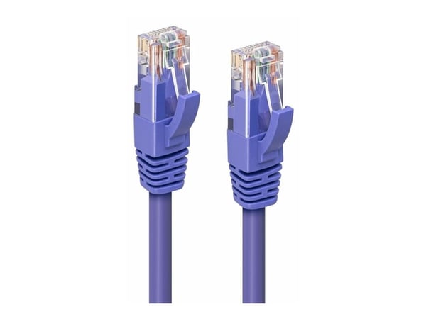 MicroConnect - Koblingskabel - RJ-45 (hann) til RJ-45 (hann) - 7.5 m - UTP - CAT 6a - halogenfri, formstøpt, uten hindringer - purpur