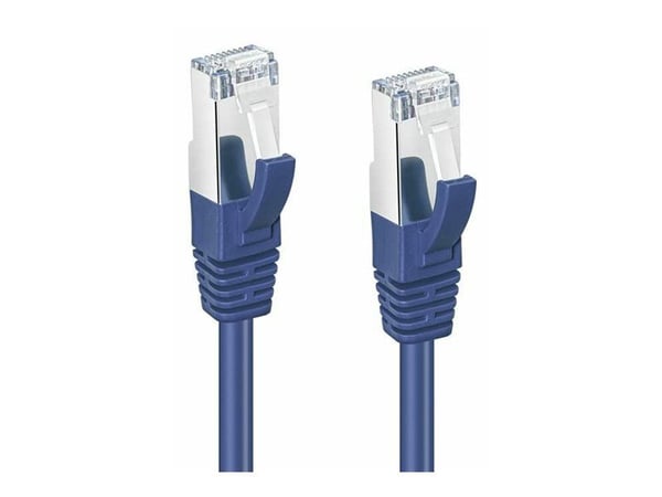 MicroConnect - Nettverkskabel - RJ-45 (hann) til RJ-45 (hann) - 1.5 m - skjermet, beskyttet tvunnet parkabel (STTP) - CAT 6 - blå