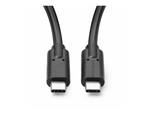 MicroConnect - USB-kabel - USB-C (hann) til USB-C (hann) - USB 3.2 Gen 2 - 20 V - 5 A - 1.5 m - USB Power Delivery (100 W), 4K 60Hz støtte - svart
