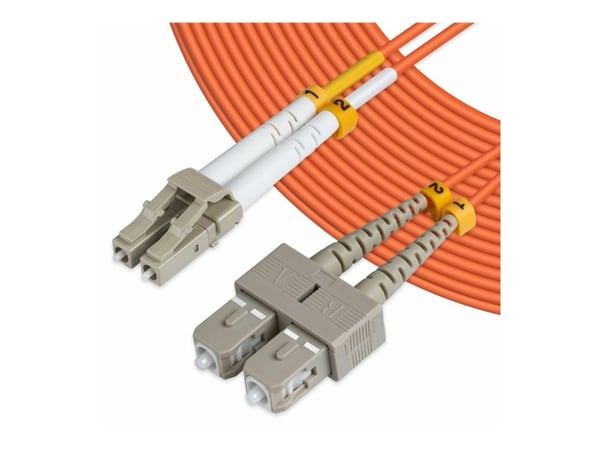 MicroConnect - Nettverkskabel - LC/UPC-multimodus (hann) til SC/UPC-multimodus (hann) - 3 m - fiberoptisk - 62,5 / 125 mikroner - OM1