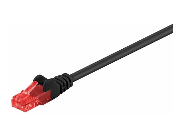 Microconnect B-UTP603S, 3 m, Cat6, U/UTP (UTP), RJ-45, RJ-45, musta
