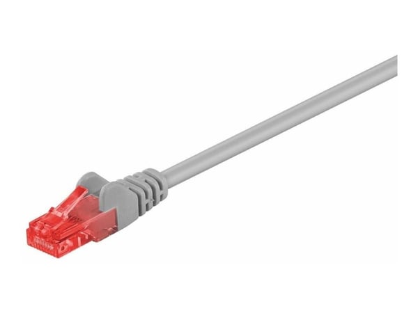 MicroConnect - Nettverkskabel - RJ-45 (hann) til RJ-45 (hann) - 50 m - 6 mm - UTP - CAT 6 - rund, uten hindringer, flertrådet - grå