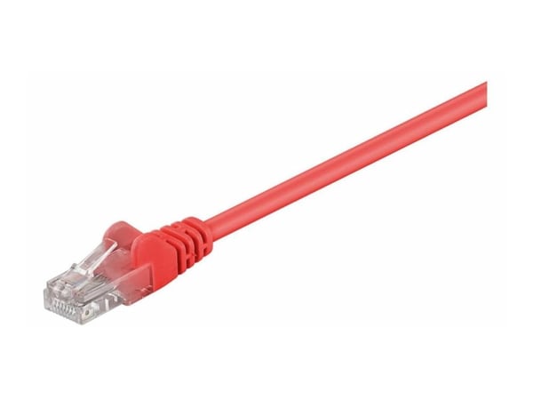 MicroConnect - Nettverkskabel - RJ-45 (hann) til RJ-45 (hann) - 20 m - UTP - CAT 5e - rød