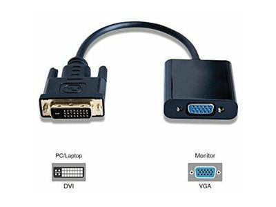 MicroConnect - Videokonverter - Lontium LT8511 - DVI - VGA - svart