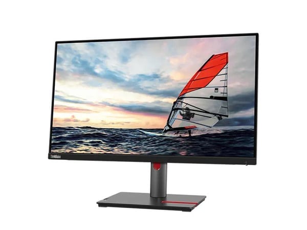 Lenovo ThinkVision T24d-30 - LED-skjerm - 24" - 1920 x 1200 Full HD (1080p) @ 100 Hz - IPS - 300 cd/m² - 1500:1 - 4 ms - HDMI, VGA, DisplayPort - h...