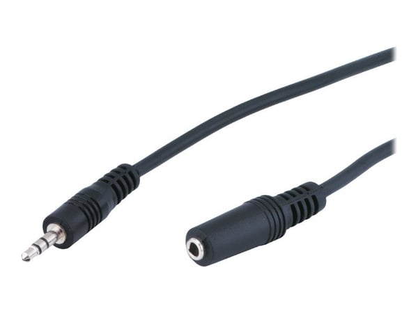 MicroConnect - Lydkabel - mini-phone stereo 3.5 mm hann til mini-phone stereo 3.5 mm hunn - 10 m