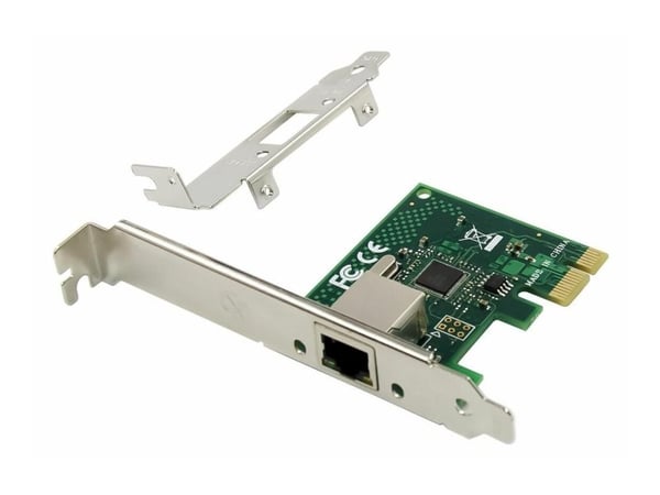 MicroConnect - Nettverksadapter - PCIe 1.1 lav profil - Gigabit Ethernet x 1