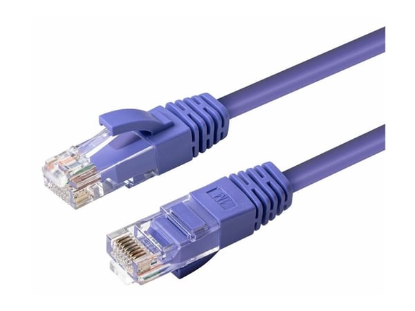 MicroConnect - Koblingskabel - RJ-45 (hann) til RJ-45 (hann) - 7.5 m - UTP - CAT 6a - halogenfri, formstøpt, uten hindringer - purpur