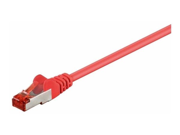 MicroConnect - Nettverkskabel - RJ-45 (hann) til RJ-45 (hann) - 3 m - FTP - CAT 6 - rød