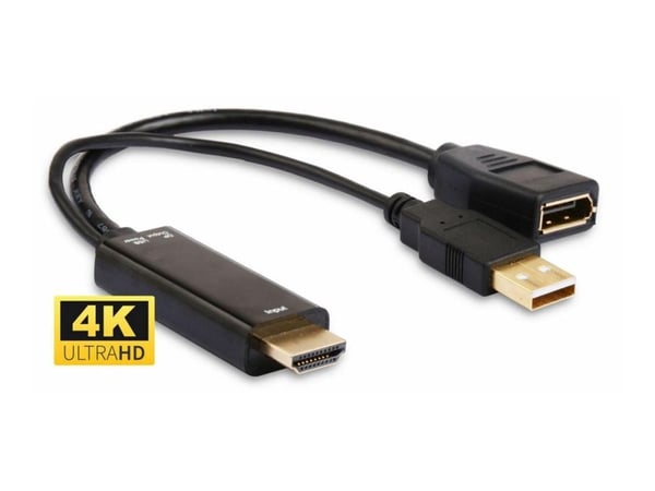 MicroConnect - Videokonverterare - HDMI - DisplayPort