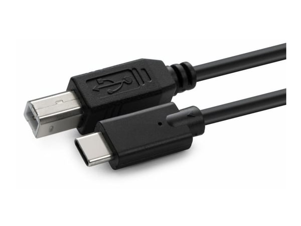 MicroConnect - USB-kabel - 24 pin USB-C (hann) til USB-type B (hann) - USB 3.2 Gen 1 - 5 m - svart