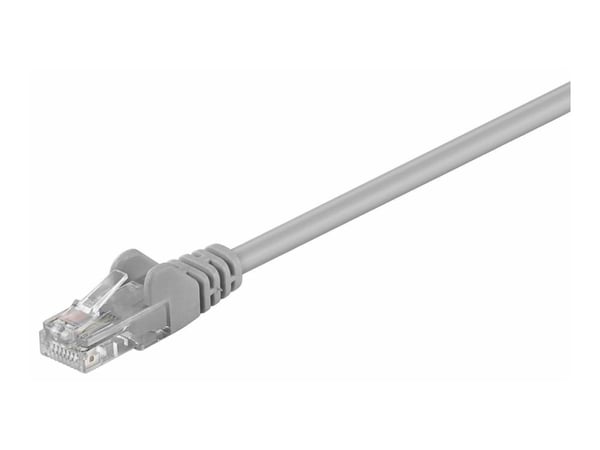 MicroConnect - Nätverkskabel - RJ-45 (hane) till RJ-45 (hane) - 3 m - UTP - CAT 5e - grå