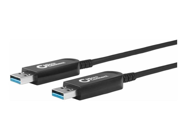 MicroConnect Premium - USB-kabel - USB-type A (hann) til USB-type A (hann) - USB 3.1 Gen 1 - 15 m - Active Optical Cable (AOC) - svart