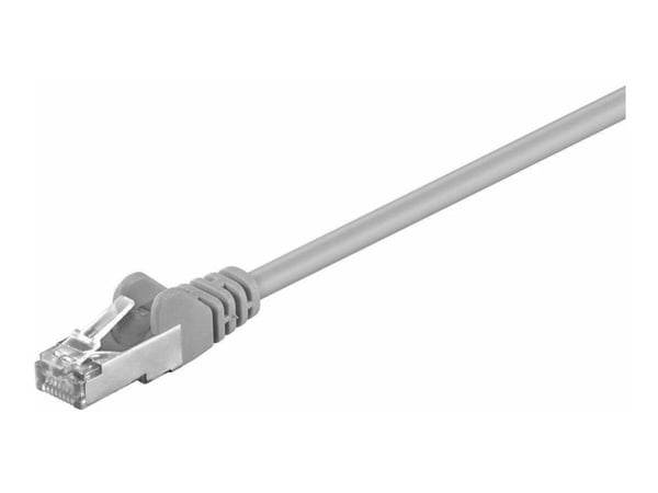 MicroConnect - Nettverkskabel - RJ-45 (hann) til RJ-45 (hann) - 25 m - STP - CAT 5e - med støvel, flertrådet - grå