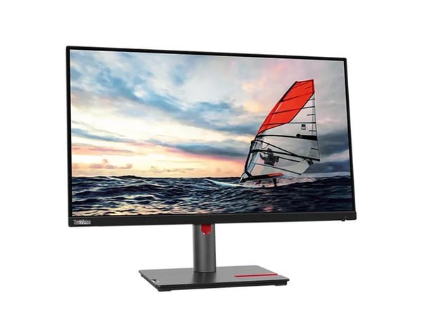 Lenovo ThinkVision T24d-30 - LED-skjerm - 24" - 1920 x 1200 Full HD (1080p) @ 100 Hz - IPS - 300 cd/m² - 1500:1 - 4 ms - HDMI, VGA, DisplayPort - h...