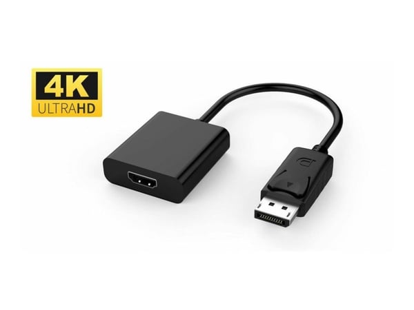 Microconnect DPHDMI3, 0,15 m, DisplayPort, HDMI, Uros, Naaras, Nikkeli