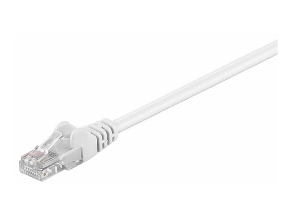 MicroConnect - Nettverkskabel - RJ-45 (hann) til RJ-45 (hann) - 7.5 m - UTP - CAT 5e - flertrådet - hvit