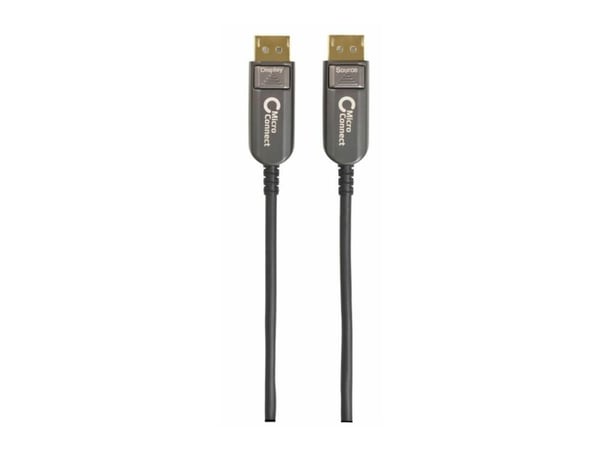 MicroConnect Premium - DisplayPort-kabel - DisplayPort (hann) låst til DisplayPort (hann) låst - DisplayPort 1.4 - 25 m - 8 K 60 Hz (7680 x 4320) s...