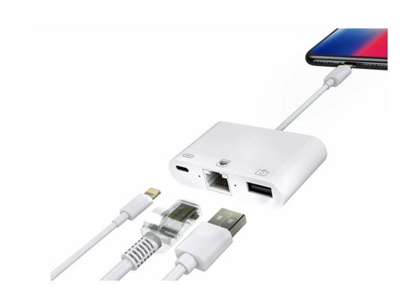 Microconnect W125648613, Lightning, Valkoinen, 90 g, 1 kpl, 142 mm, 102 mm